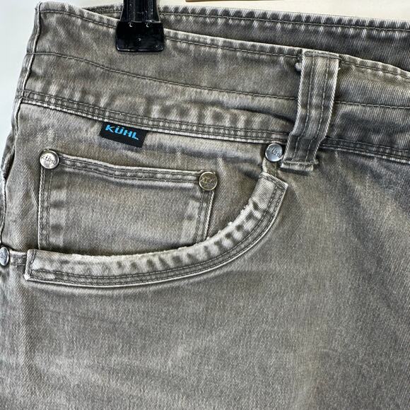 Kuhl Gray Vintage Distressed Ryder Straight Carpenter Pants 34X32 - Picture 9 of 16